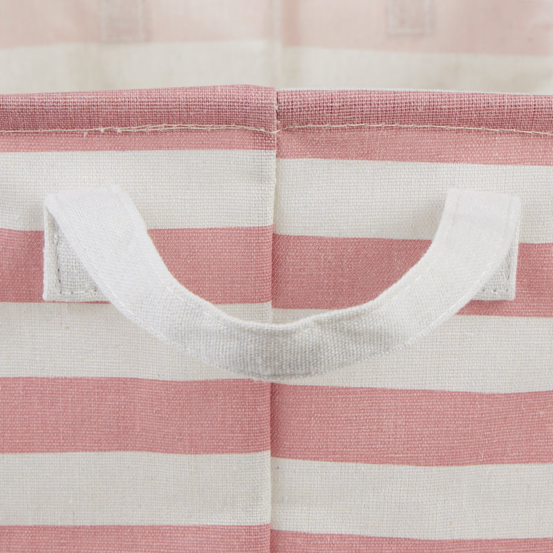 Fabric Laundry Hamper, Rose