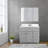 Brookings 37 Inch Bathroom Vanity with Top, Ready to Assemble, Painted Sherwin Williams® Gray – Design House, 597799-61197997