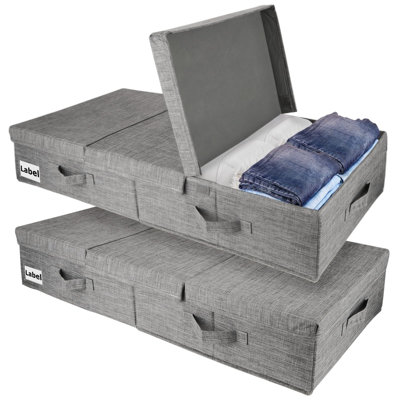 Brayden Studio Fabric Underbed Storage