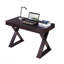 Bureau d'écriture tendance avec tiroir, espresso