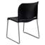 Chaise empilable à dossier plein avec base thermolaquée Oliverson d'une capacité de 880 lb.-876372689-829525250