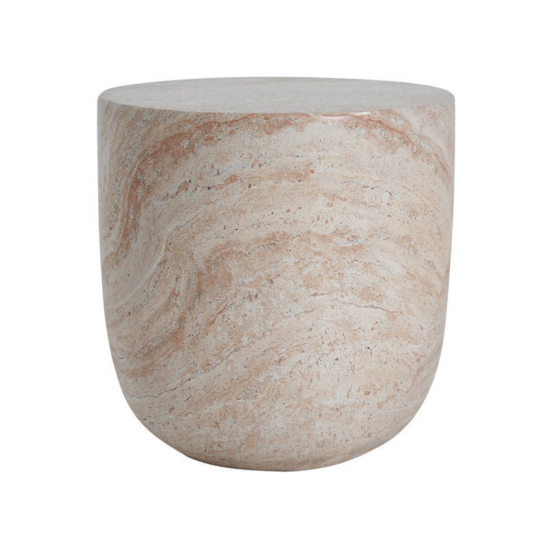 Outdoor/Indoor Lightweight Concrete Side Table