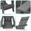 Chaise Adirondack pliable Fairlough HiPS-468557012