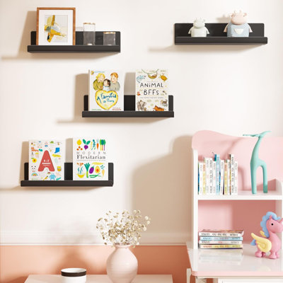 Raian 4 Piece Floating Shelf