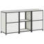  Kitchen Storage Set With Shelf 3 Pcs Black 180 X 50 X 92 Cm-388433667