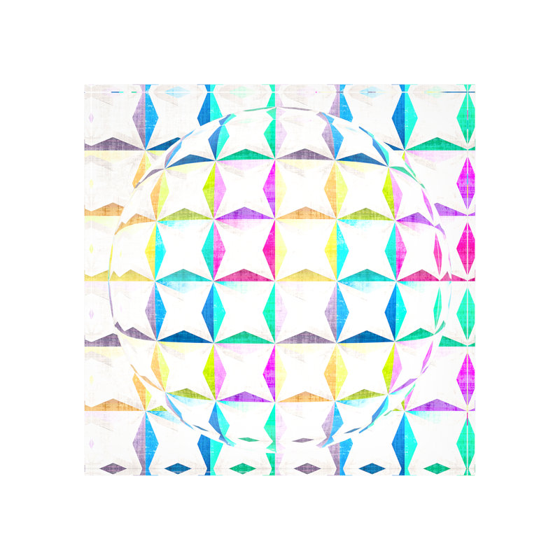 Truiq Happy, vide-bonbons en acrylique, L 6 po x P 6 po x H 2 po