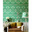 Chinese Garden Abstract Wallpaper Roll-62105061