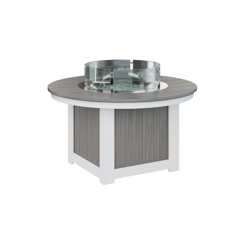 Foyer de table rond Berlin Gardens Donoma, Bois flottant gris