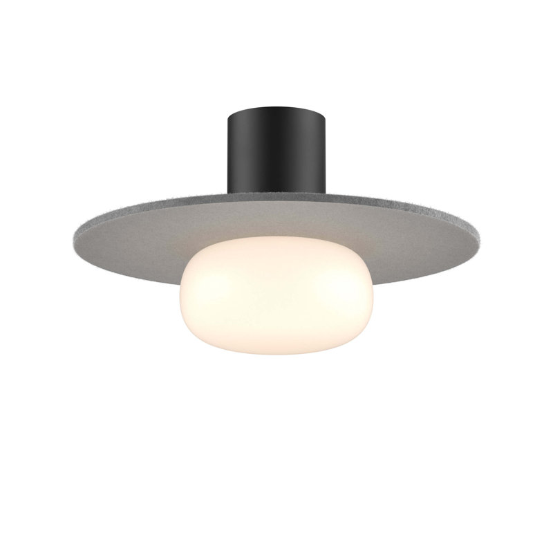 Plafonnier modulaire pilier 8 pouces, Black/Medium Grey
