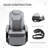 PU Recliner Armchair With Footrest, Headrest, And Round Steel/Wood Base For Comfort And Style