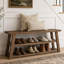 Banc de rangement pour chaussures 63 po
