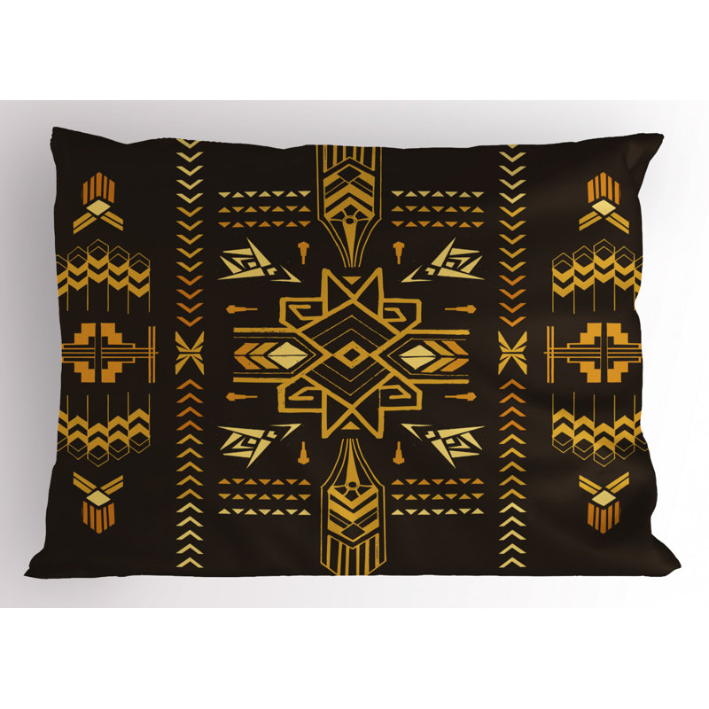 Star Polyester Geometric Sham Set, Twin
