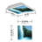 Waterfall Square Fixture Component Ceiling Light