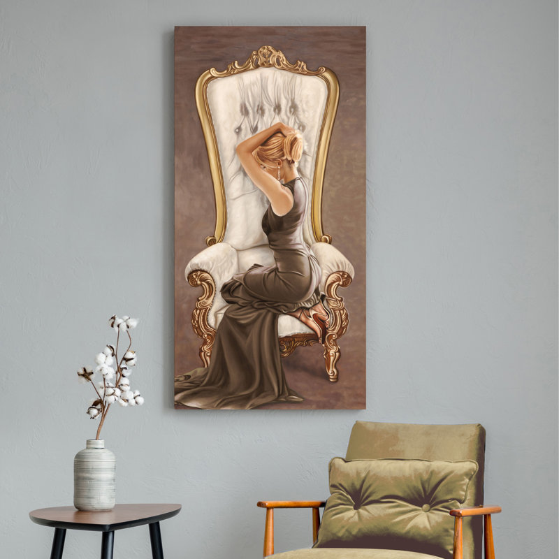 Beautiful Queen II by Pierre Benson - Wrapped Canvas Print, 70cm H x 35cm W x 4cm D