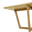 Kamilah Oak Solid Wood Dining Table-1128591673-1128591675