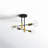Rensselear 4-Light metal Modern Linear Sputnik Chandelier