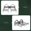 Lit plateforme simple double avec tête de lit en forme de maison-1913074504