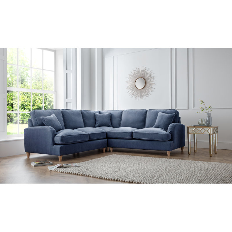 Galilee Corner Sofa, Navy