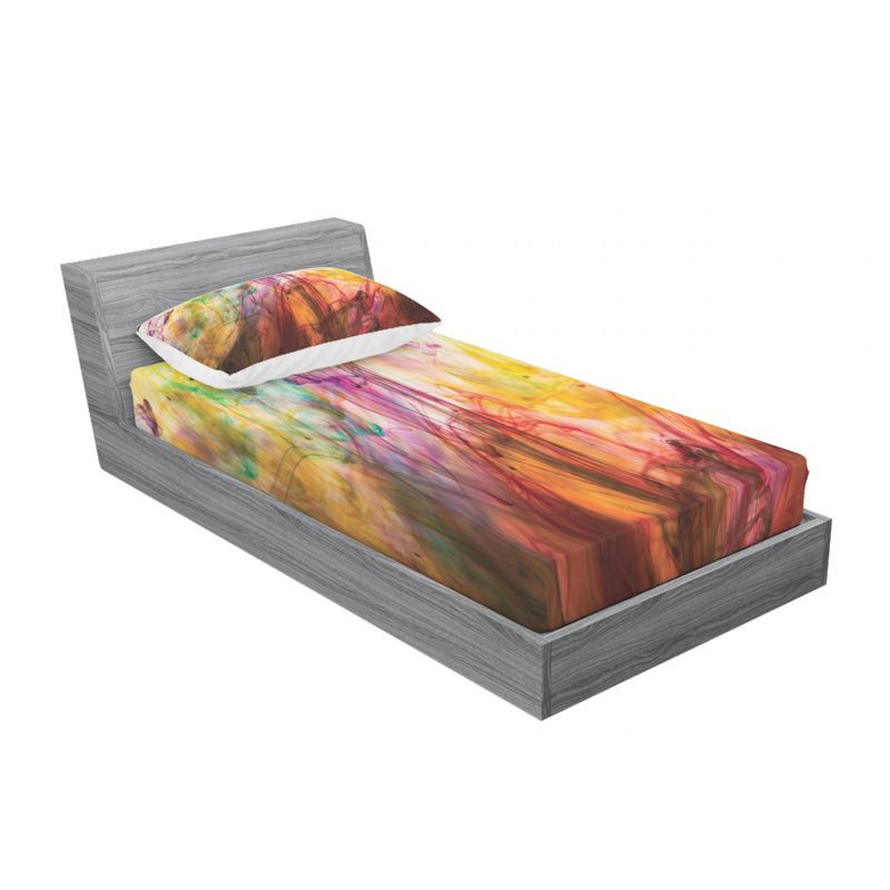 Microfiber Abstract Sheet Set, Twin XL