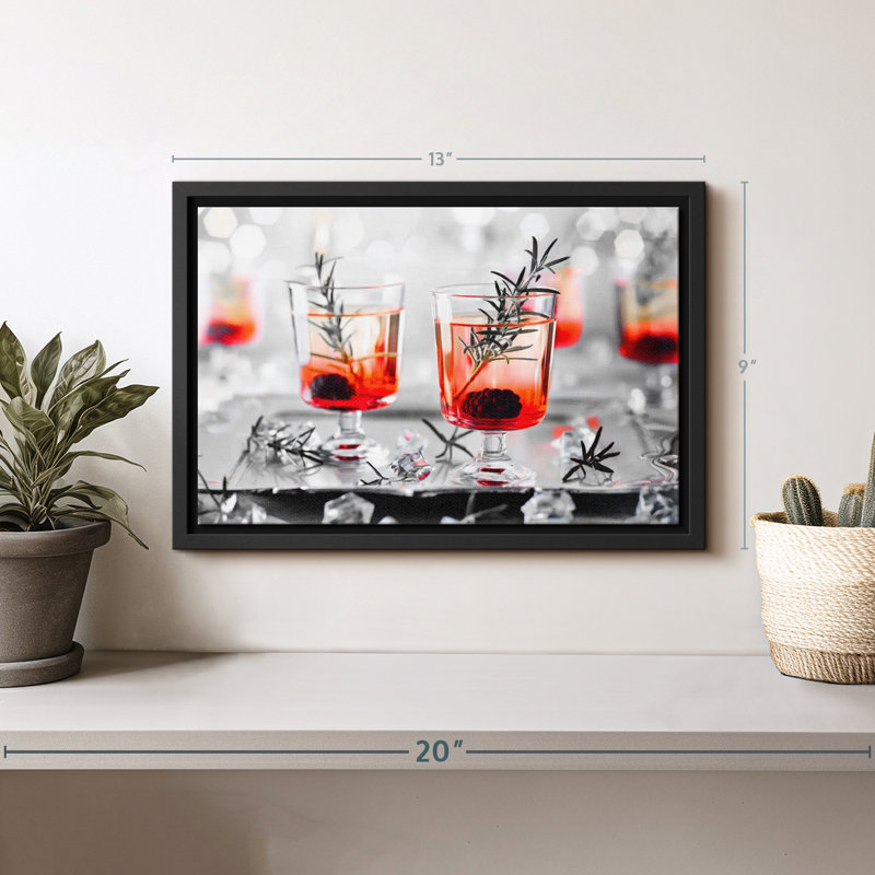 " Blackberry Whiskey Canvas Print ", 9" H x 13" W