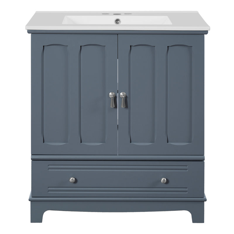 Meuble-lavabo 30 po avec lavabo en céramique