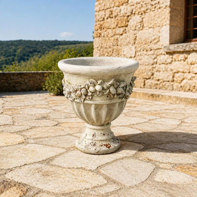 Urne de jardin d'extérieur durable pour la terrasse, la cour, le balcon et la pelouse