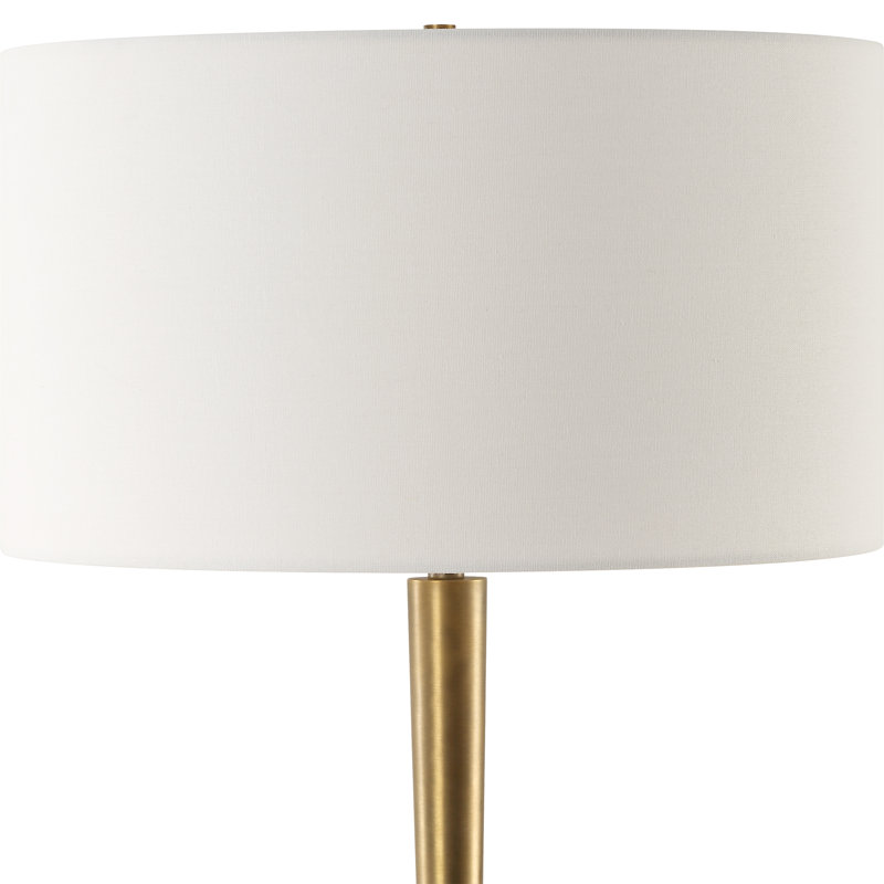 Pizanie White Marble Table Lamp