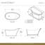 Amalfi 64.25" x 31.25" Freestanding Soaking Bathtub-45225409