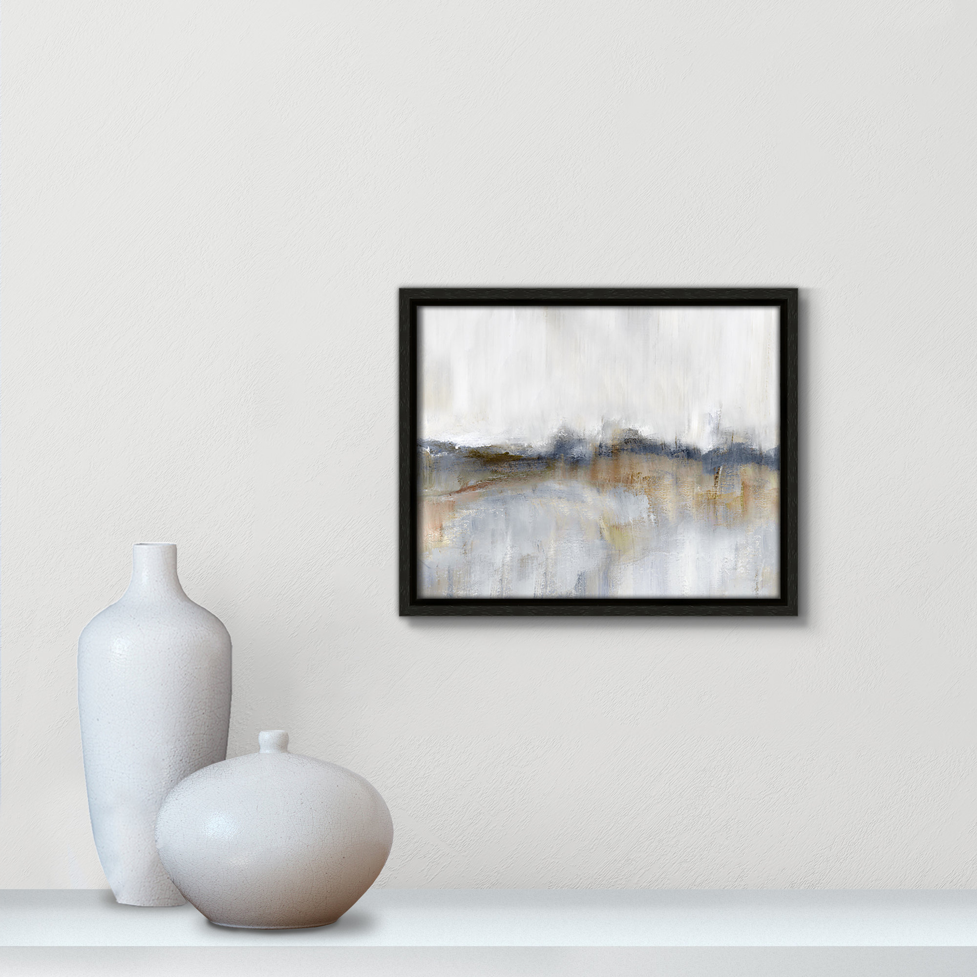 Autumnal Tide by Nan - Floater Frame Print on Canvas, 9.5" H x 11.5" W, Black