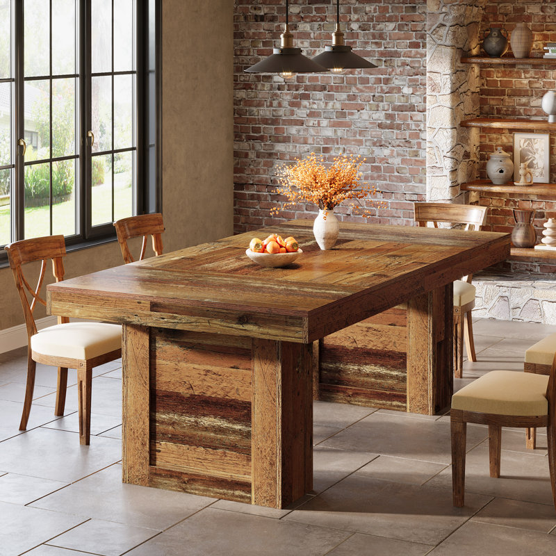 Dining Table, Mix Brown