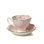 Tasse à thé et soucoupe en porcelaine formelle Royal Albert Rose Confetti