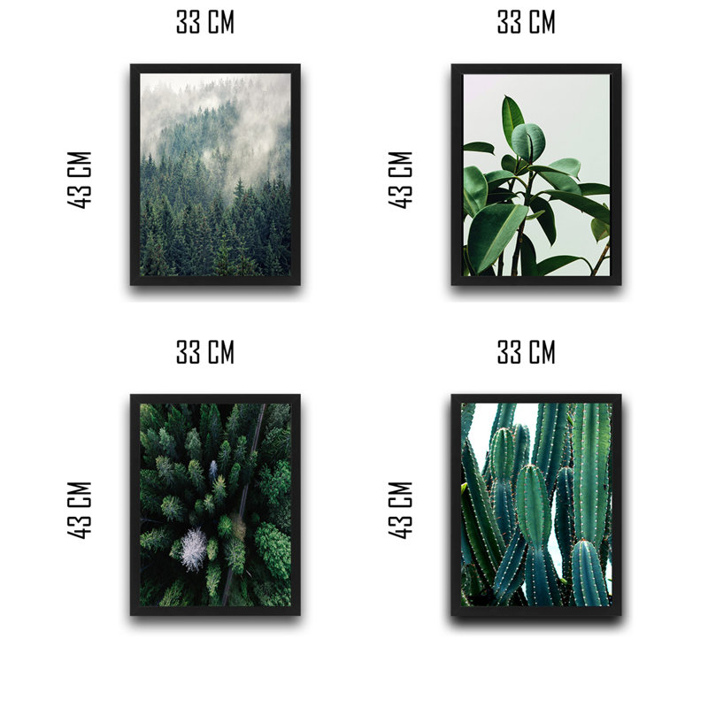 Anonymous - 4 Piece Single Picture Frame Print
