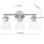 3-Light Dimmable Brushed Nickel Vanity Light