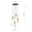 Amanjot 4 - Light Black Cluster Pendant-218339928