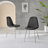 31.5" W Round Marble Effect Dining Set with Faux Leather Chairs-1350634628-1389758700