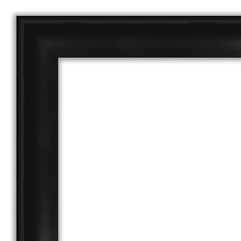 Miroir de salle de bain Grand Black, H 28 po x l 22 po