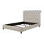 Lit tapissier à panneau double beige-1889210843
