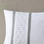 Édredon 8 pièces pour très grand lit - style transitionnel, coussins brodés avec garniture sophistiquée 8 pièces, rembourrage-120218099-120218100