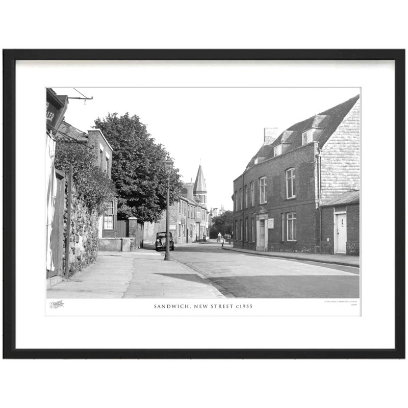 Sandwich, New Street C1955 by Francis Frith - Single Picture Frame Print, 45cm H x 60cm W
