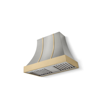 Cascade Series 36" Wide x 30" High Wall Hood 600 CFM