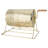 Trademark Poker Spinning Raffle Ticket Drum, Gold