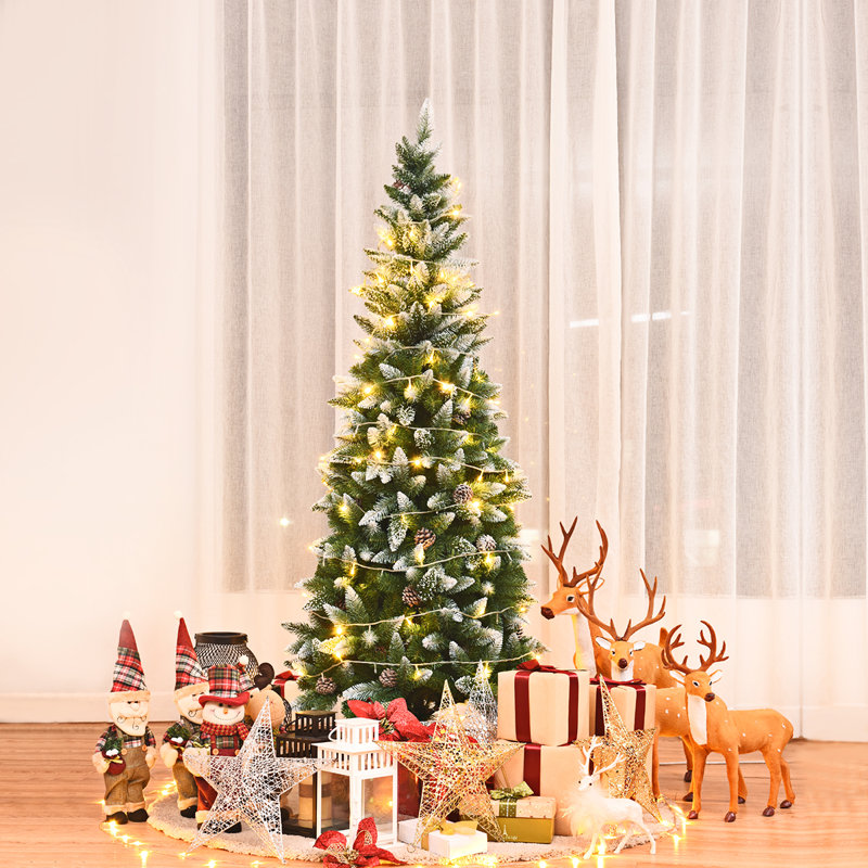 Arbre de Noël artificiel pin vert, 6'
