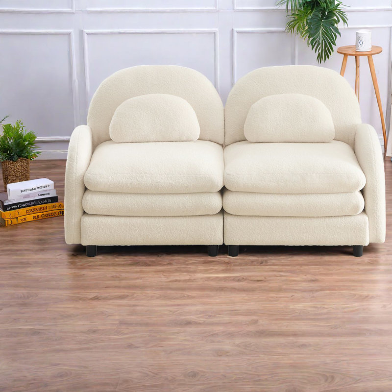 Causeuse incurvée 2 places Cloud Comfort