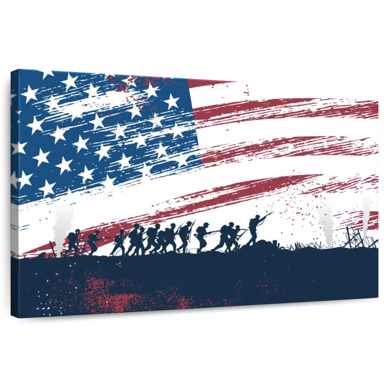 Jour commémoratif des États-Unis, H 32 po x l 48 po