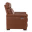 Fauteuil inclinable en cuir véritable 36,02 po Adela-75199401