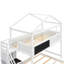 Lit simple superposé simple avec rangement pratique et tableau noir créatif, tableau blanc optimisant l'espace-1249795234