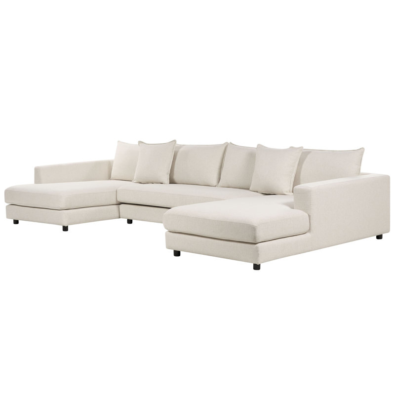 Awel 5 Seater Sectional, Light Beige