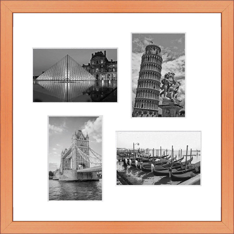 Addalie Wood Picture Frame with Mat, Copper