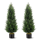 48''Artificial Cedar Tree Set In A Pot