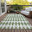 Fayme Washable Geometric Indoor / Outdoor Rug-1070101815